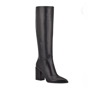 Women’s Nine West Brixe Heeled Boots • Size 11 med• New in box • black leather